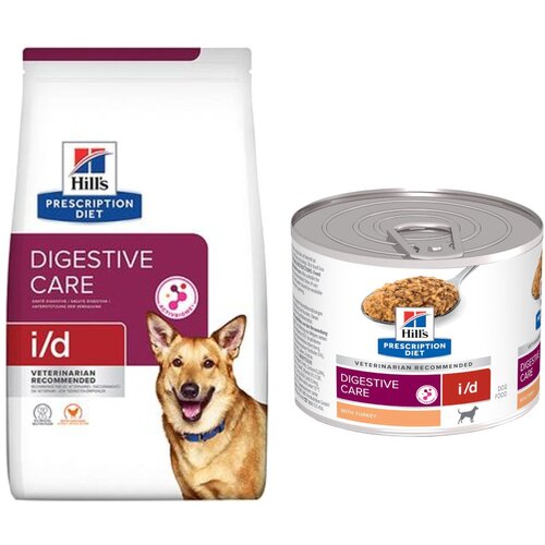 Hill’s Prescription Diet Digestive Care suha hrana + mokra hrana gratis! - i/d Digestive Care s piletinom 6,5 kg Cijene
