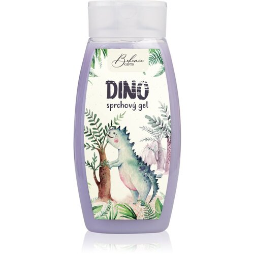 Bohemia Gifts &amp;amp; Cosmetics Dino Blueberry gel za prhanje za otroke 250 ml Slike