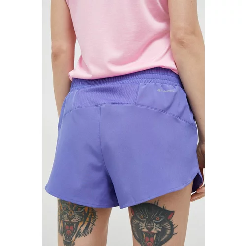Columbia Športne kratke hlače Hike ženske, vijolična barva