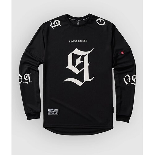 Loose Riders Nine Lives Long Sleeve Jersey black Slike