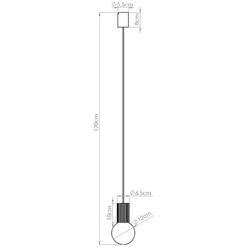 Nice Lamps Temno modra viseča svetilka s steklenim senčilom &amp;oslash; 12 cm Orbital &amp;ndash; Slike