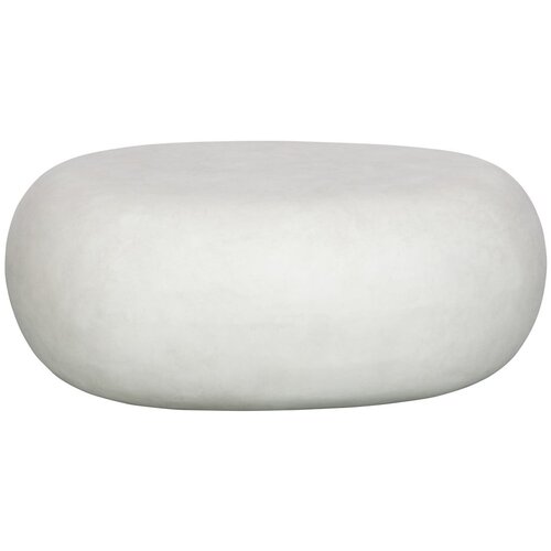 Vtwonen Bijeli vrtni stolić za kavu izrađen od gline, 65 x 49 cm Slike