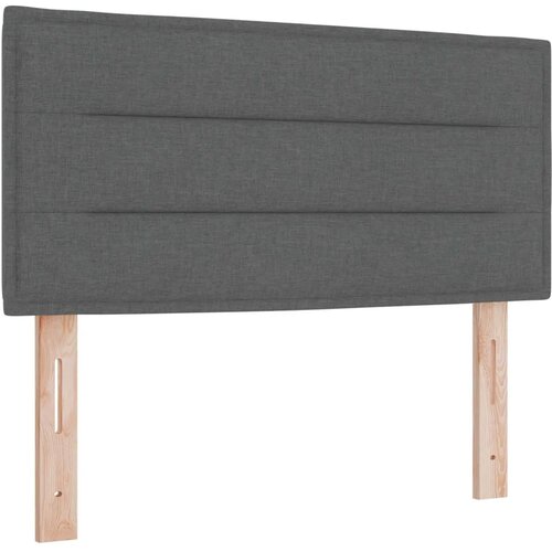 Boxspring krevet s madracem Tamnosiva 120 x 190 cm Tkanina - Tamnosiva 120 x 190 cm Dizajn linija Slike