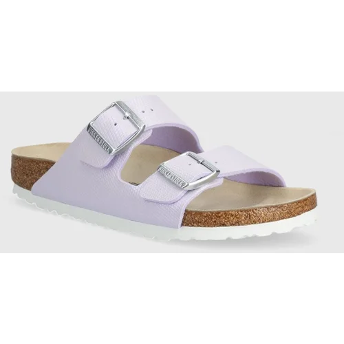 Birkenstock Natikači Arizona ženski, vijolična barva, 1026446