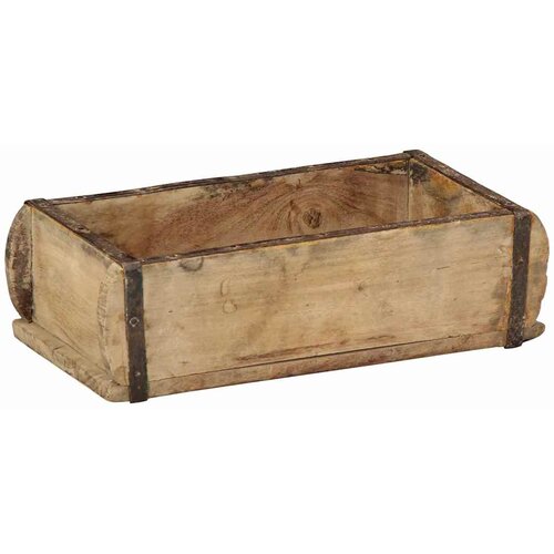  Pladanj Smeđa 30 x 15 x 9 cm Čvrsto drvo iz reciklaže Slike