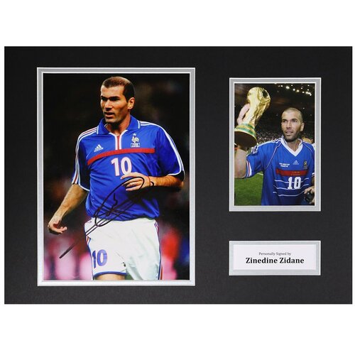  Zinedine Zidane Signed 16"x12" Photo Display France Autograph Memorabilia COA Cijene