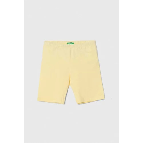 United Colors Of Benetton Otroške kratke hlače rumena barva