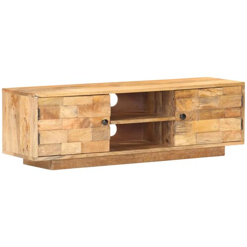 Furnova TV omarica 116x30x35 cm trden mangov les, (21924573) Slike