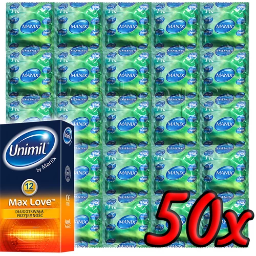 Ansell/Mates Unimil Max Love 50 pack