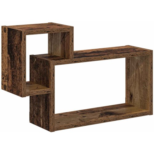  Polica na zidu Zidna montaža Staro drvo 55 x 15 x 35 cm Slike