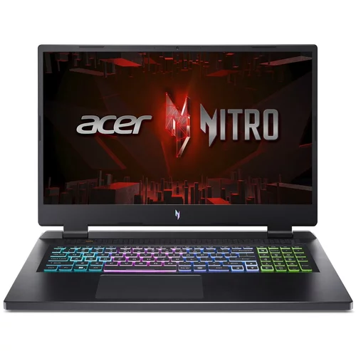 Acer Nitro 17, 17,3/QHD/Ryzen 7-7840HS/16GB/S512GB/RTX4060-8GB/DOS/BLK/2Y, (01-0001330682)