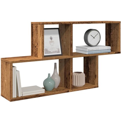 vidaXL Stenska polica iz starega lesa 100x18x53 cm Cene