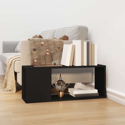 TV omarica črna 80x24x32 cm iverna plo&amp;scaron;ča, (20620548) Slike