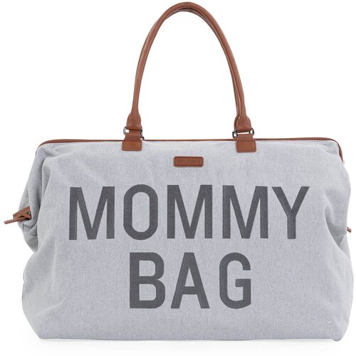 Childhome torba mommy bag canvas grey Slike