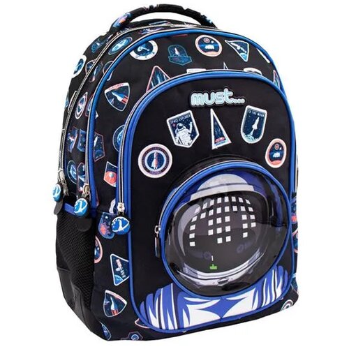 Officecom Ruksak &scaron;kolski astronaut 32x18x43cm 584483 must Cijene