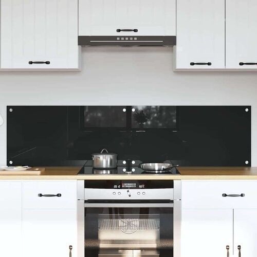 vidaXL Kuhinjski zaštita Crna 80 x 40 x 0.8 cm Cijene
