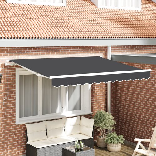 VidaXL Tenda za zamenjavo tkanine za okvir 3.5x2 m Antracit Slike