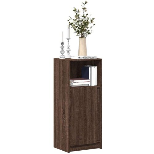 vidaXL Komoda s LED svjetlima boja hrasta 42,5 x 34 x 100 cm drvena Cene