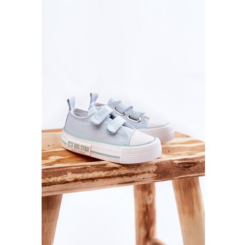 Big Star Children's Cloth Sneakers With Velcro BIG STAR KK374084 Blue Cene