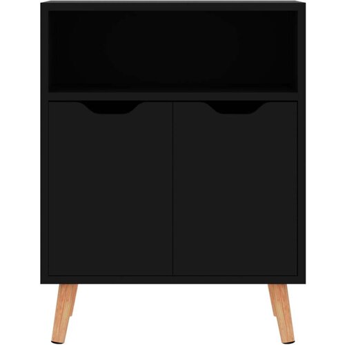 VidaXL Komoda visoki sjaj crna 60 x 30 x 72 cm od iverice Slike
