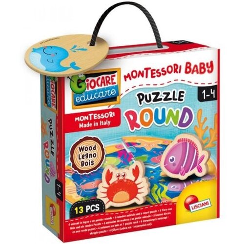 Lisciani Montessori Wood baby puzzle morski svijet Cijene