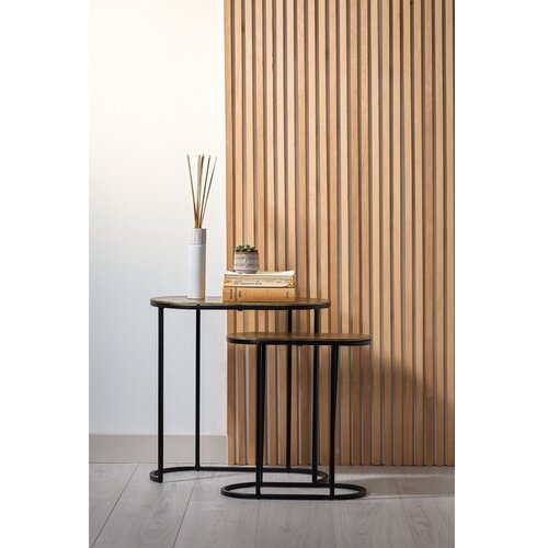 Light &amp;amp; Living Metalni pomoćni stolići u setu 2 kom 26x53 cm Bocov &amp;ndash; Slike