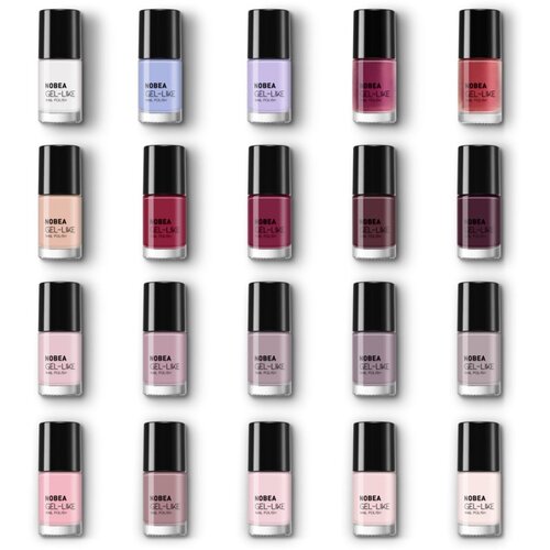 NOBEA Day-to-Day Gel-like Nail Polish lak za nohte z gel učinkom odtenek Baby pink #N49 6 ml Slike