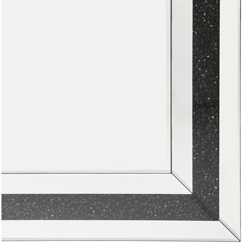 XORA STENSKO OGLEDALO, 160/60/2,3 cm steklo, leseni material Slike