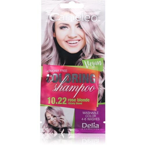 Delia Cosmetics Cameleo Coloring Shampoo šampon za toniranje za lase odtenek 10.22 Rose Blonde 40 ml Cene