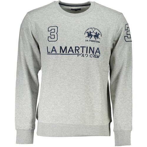 La Martina SWEATSHIRT WITHOUT ZIP GRAY MAN Slike