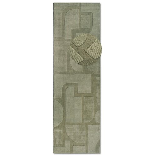 Villeroy & Boch Zelena ručno rađena vunenia staza 80x250 cm Alexis – Cijene