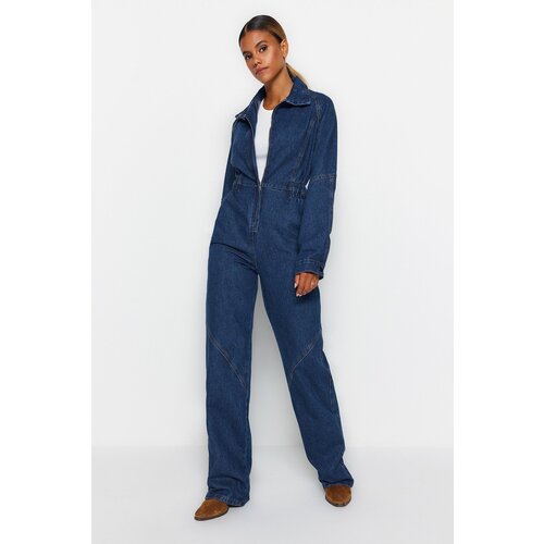 Trendyol Jumpsuit - Blue - Regular fit Slike