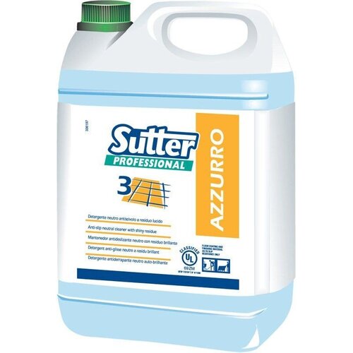 Sutter Professional SUTTER Sredstvo za či&amp;scaron;čenje i održavanje za&amp;scaron;tićenih podova Azzurro, 5 l Slike