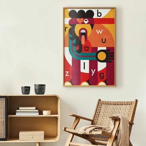  Plakat - Design Art 29.7x42 Zlatni okvir Cene
