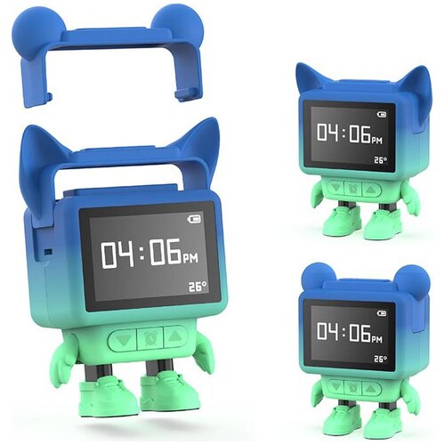 MOB Multifunkcijski dječji sat s umirujućim zvukovima Dancing Clock - Blue 1054 Slike