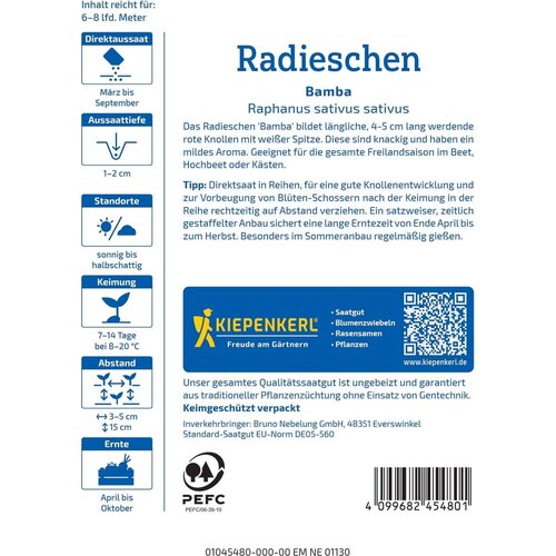  Redkvica "Bamba" - 1 pkt. Cene