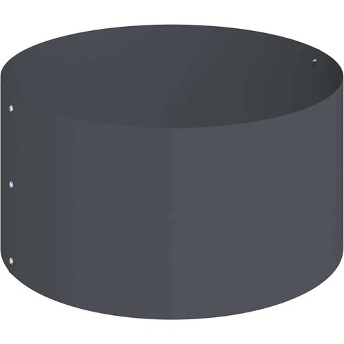  Vrtna saksija Antracit 120 x 120 x 20 cm Čelična vrata - Čelik/ antracit &amp;Oslash; 120 cm Slike