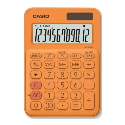 Casio stoni kalkulator ms20 rg oranž ( casms20rg ) Cene