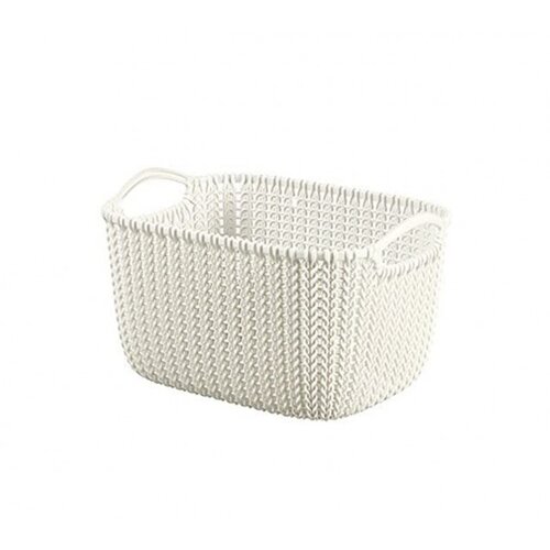  Korpa za odlaganje srednja BIJELA KNIT Slike