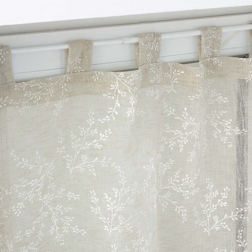 Douceur d int&amp;eacute;rieur Svjetlo smeđe prozirne zavjese u setu 2 kom 60x120 cm Karla &amp;ndash; Slike