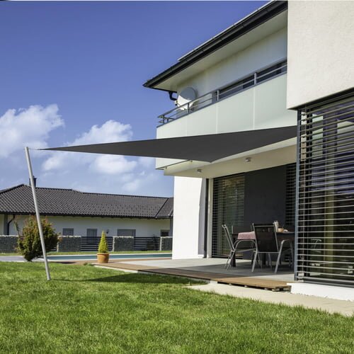 Windhager Za&amp;scaron;tita od sunca, jedro Cannes (D x &amp;Scaron;: 4 x 4 m, Antracit, Trokutno) Slike
