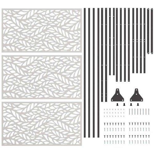  Zaslon za privatnost 100 x 50 x 180 cm Nehrđajući čelik Srebrna Slike