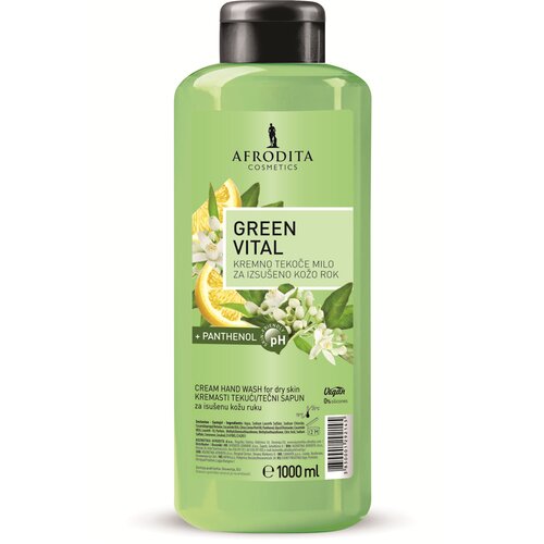 Afrodita Cosmetics tečni sapun Green Vital 1l Cene