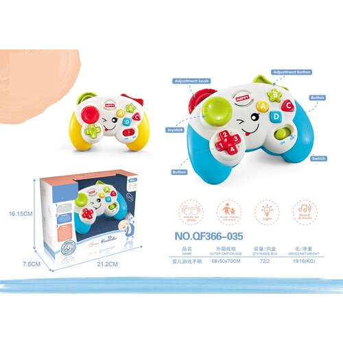  Interaktivni joystick z zvočnimi učinki - pisan Slike