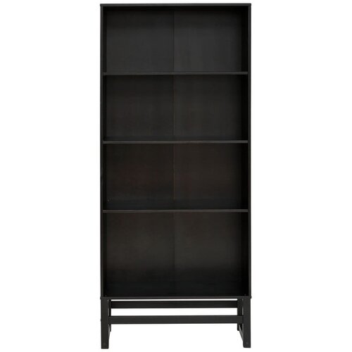 Støraa Črna knjižna omara iz borovega lesa 75x175 cm Jolene - Støraa Cene