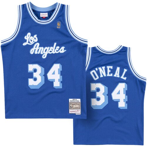 Mitchell And Ness shaquille o'neal 34 los angeles lakers 1996-97 swingman dres Cene