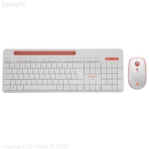 Everest Elite KM-6388 set tastatura + mis bijelo/narandzasti Cijene