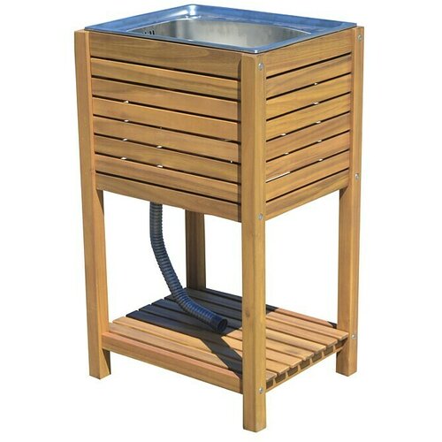 SUNFUN Vrtni drveni stolić (D x Š x V: 52 x 52 x 87 cm, Natur) Cijene