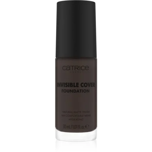 Catrice Invisible Cover Foundation tekući prekrivajući puder s mat efektom nijansa 100N 30 ml