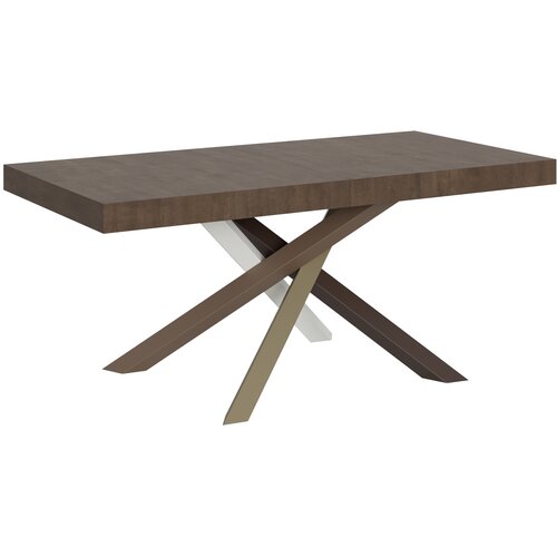 Itamoby &amp;nbsp; Volantis (90x180/284 cm) - oreh, barva nog: bela, rjava - raztegljiva jedilna miza, (20842637) Slike